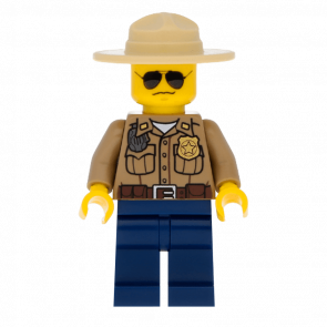 Фігурка Lego Police 973pb0985 Forest Dark Tan Shirt with Pockets City cty0264 Б/У