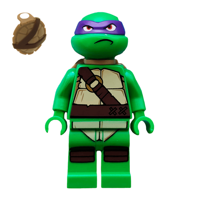 Фігурка Lego Teenage Mutant Ninja Turtles Donatello Cartoons tnt019 1 Б/У - Retromagaz