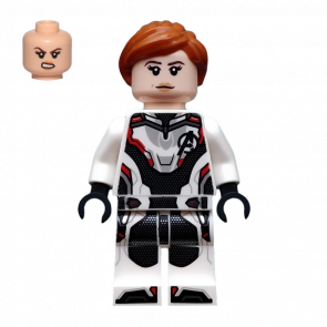 Фигурка Lego Marvel Black Widow White Jumpsuit Dark Orange Ponytail Super Heroes sh0571 Б/У - Retromagaz