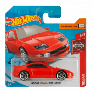 Машинка Базовая Hot Wheels 300ZX Twin Turbo Nissan 1:64 FYF03 Red - Retromagaz