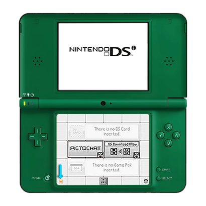 Консоль Nintendo DS i XL Модифікована 1GB Green + 10 Вбудованих Ігор Б/У - Retromagaz