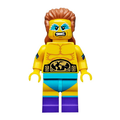 Фігурка Lego Series 15 Wrestling Champion Collectible Minifigures col241 Б/У - Retromagaz