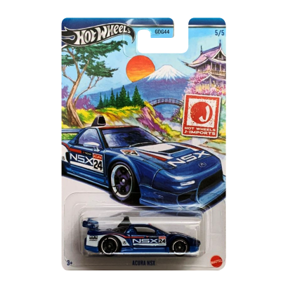 Тематическая Машинка Hot Wheels Acura NSX J-Imports 1:64 HWR57/HRT04 Blue - Retromagaz