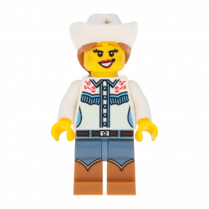 Фігурка Lego Series 8 Cowgirl Collectible Minifigures col116 Б/У - Retromagaz