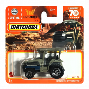 Машинка Велике Місто Matchbox Monarch EV Tractor Off-Road 1:64 HLC52 Blue - Retromagaz