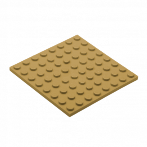 Пластина Lego Обычная 4шт 8 x 8 41539 42534 4570111 Dark Tan Б/У - Retromagaz