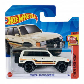 Машинка Базова Hot Wheels Toyota Land Cruiser 80 Then and Now 1:64 HKJ41 Tan