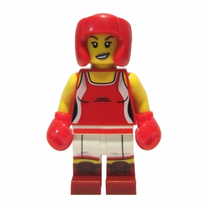 Фігурка Lego Series 16 Kickboxer Girl Collectible Minifigures col251 2 Б/У