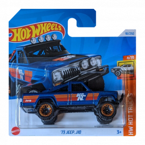 Машинка Базова Hot Wheels '73 Jeep J10 Hot Trucks 1:64 HTC31 Blue - Retromagaz