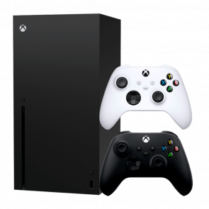 Набір Консоль Microsoft Xbox Series X 1TB Black Новий  + Геймпад Бездротовий Controller Robot White - Retromagaz