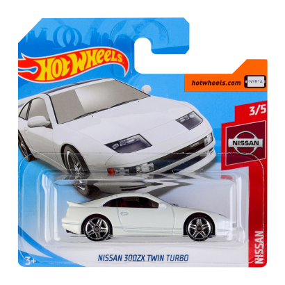 Машинка Базова Hot Wheels 300ZX Twin Turbo Nissan 1:64 FYB73 White - Retromagaz