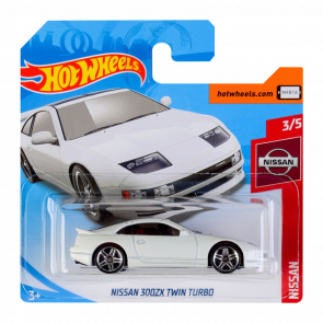 Машинка Базова Hot Wheels 300ZX Twin Turbo Nissan 1:64 FYB73 White - Retromagaz