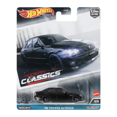 Машинка Premium Hot Wheels '98 Toyota Altezza Chase Modern Classics 1:64 HKC69 Black - Retromagaz