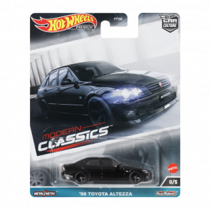 Машинка Premium Hot Wheels '98 Toyota Altezza Chase Modern Classics 1:64 HKC69 Black - Retromagaz