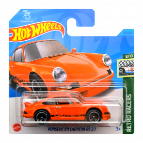 Машинка Базовая Hot Wheels '75 Porsche 911 Carrera RS 2.7 Retro Racers 1:64 HKJ82 Orange