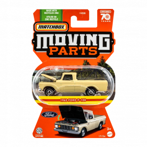 Тематическая Машинка Matchbox 1963 Ford F-100 Moving Parts 1:64 FWD28/HLG02 Tan - Retromagaz