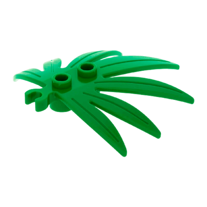 Рослина Lego Листя Swordleaf 6 x 5 10884 6022936 6097473 6313099 Green 4шт Б/У - Retromagaz