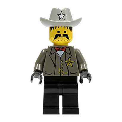 Фігурка Lego Western Sheriff Wild Wyatt West Duke Adventure ww021 Б/У - Retromagaz