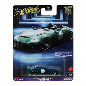 Машинка Premium Hot Wheels Aston Martin V12 Speedster Exotic Envy 1:64 HKC78 Green - Retromagaz