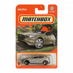 Машинка Большой Город Matchbox 2019 Mazda 3 Roadtrip 1:64 Gold - Retromagaz