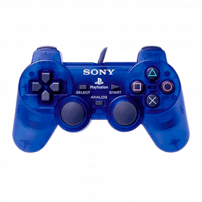 Геймпад Дротовий Sony PlayStation 2 DualShock 2 Midnight Blue Б/У - Retromagaz