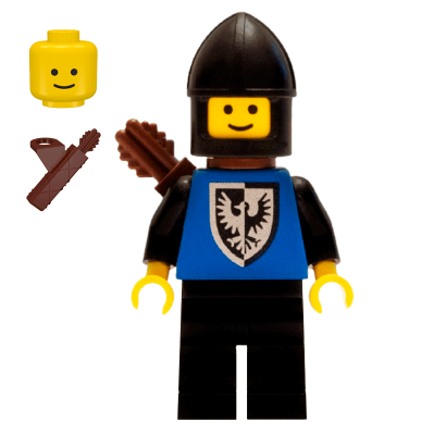 Фігурка Lego Black Falcons Knight Castle cas301 Б/У - Retromagaz