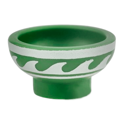 Посуд Lego Bowl Asian with White Rim and Waves Pattern 34172pb01 6199369 Sand Green Б/У - Retromagaz