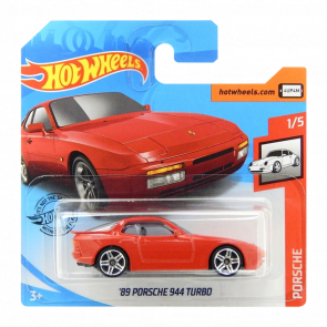 Машинка Базовая Hot Wheels '89 Porsche 944 Turbo Porsche 1:64 GHB54 Red - Retromagaz