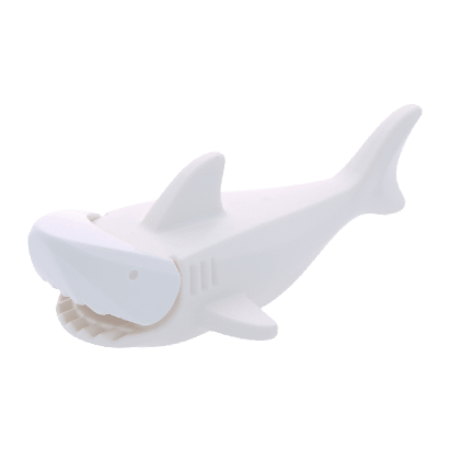 Фигурка Lego Вода Shark with Gills Animals 14518c01 White Б/У - Retromagaz