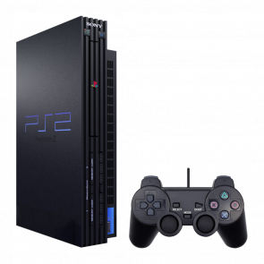 Консоль Sony PlayStation 2 Free MC Boot Black + 10 Вбудованих Ігор Неробочий Привід Б/У