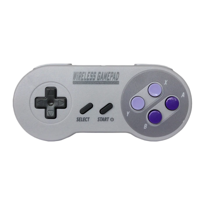 Геймпад Бездротовий RMC SNES Classic Mini Switch PC Android Grey Blue Новий - Retromagaz