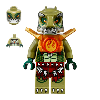 Фігурка Lego Crocodile Tribe Crokenburg Legends of Chima loc121 Б/У - Retromagaz