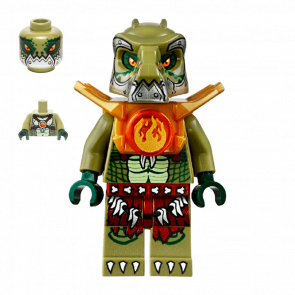 Фигурка Lego Crocodile Tribe Crokenburg Legends of Chima loc121 Б/У - Retromagaz