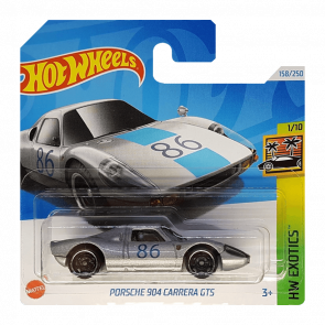 Машинка Базова Hot Wheels Porsche 904 Carrera GTS Exotics 1:64 HRY73 Grey - Retromagaz