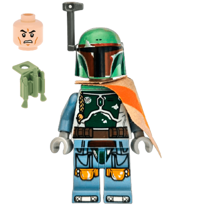 Фигурка Lego Другое Boba Fett Pauldron Cloth with Dark Orange Stripe Pattern Star Wars sw0711 1 Б/У - Retromagaz