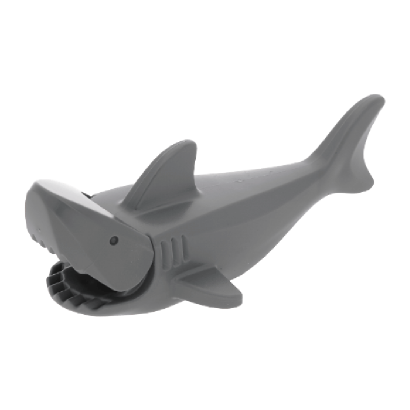 Фігурка Lego Вода Shark with Gills Animals 14518c01 Dark Bluish Grey Б/У - Retromagaz