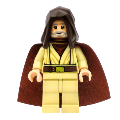 Фигурка Lego Джедай Obi-Wan Kenobi Young Old Star Wars sw1046 1 Б/У - Retromagaz