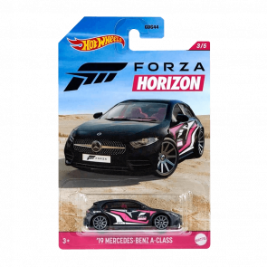 Тематична Машинка Hot Wheels '19 Mercedes-Benz A-Class Forza Horizon 1:64 GRP35 Black - Retromagaz