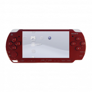 Консоль Sony PlayStation Portable Slim PSP-2ххх Модифицированная 32GB Red + 5 Встроенных Игр Б/У - Retromagaz