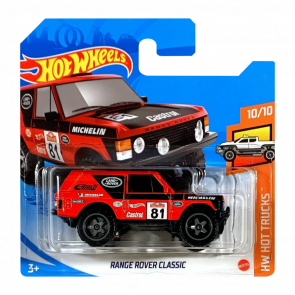 Машинка Базовая Hot Wheels Range Rover Classic Hot Trucks 1:64 GRX34 Red - Retromagaz