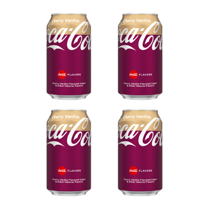 Набор Напиток Coca-Cola Cherry Vanilla 330ml 4шт - Retromagaz