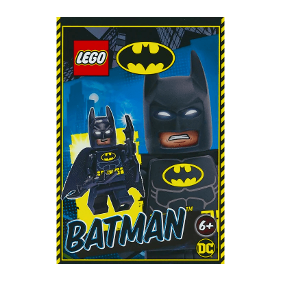 Конструктор Lego Фигурка Batman foil pack #6 DC Juniors Cape Super Heroes 212118 sh0513 Новый - Retromagaz