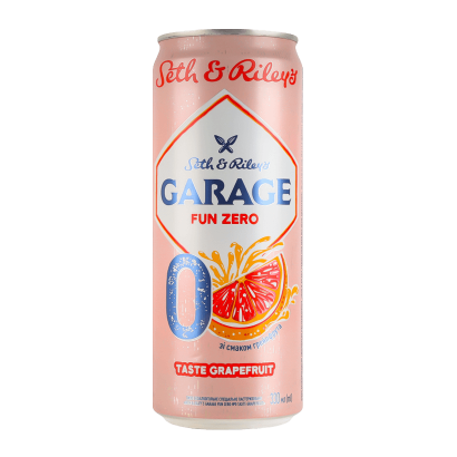 Пиво Безалкогольне Garage Seth & Riley's Fun Zero 0% Grapefruit 330ml - Retromagaz