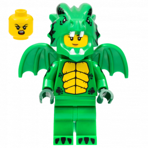 Фигурка Lego Series 23 Green Dragon Costume Collectible Minifigures col409 1 Б/У