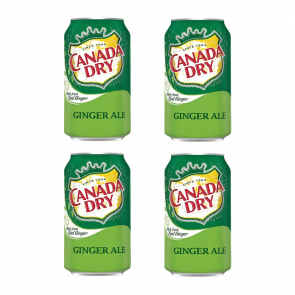 Набор Напиток Canada Dry Ginger Ale 330ml 4шт - Retromagaz