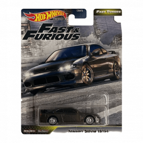 Машинка Premium Hot Wheels Nissan Silvia (S15) Fast & Furious 1:64 GJR63 Black