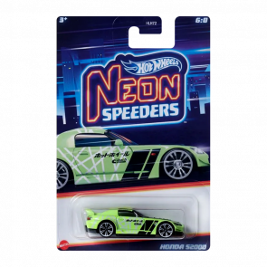 Тематическая Машинка Hot Wheels Honda S2000 Neon Speeders 1:64 HLH72/HRW72 Green - Retromagaz