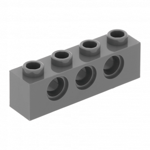 Technic Lego Кубик 20шт 1 x 4 3701 370127 4213607 Dark Bluish Grey Б/У