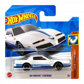 Машинка Базовая Hot Wheels '84 Pontiac Firebird Muscle Mania 1:64 HKK92 White - Retromagaz