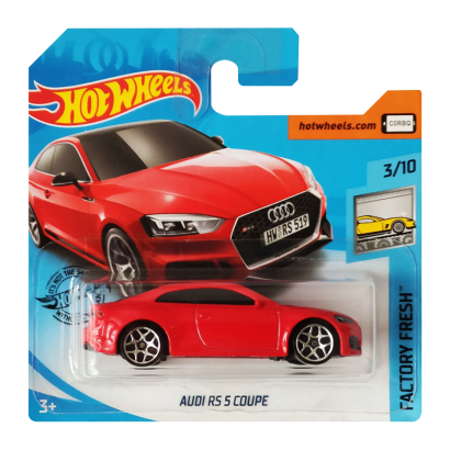 Машинка Базова Hot Wheels Audi RS 5 Coupe Factory Fresh 1:64 FYB36 Red - Retromagaz